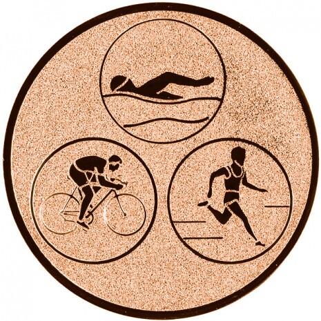 Triatlon Inserție bronz 25 mm
