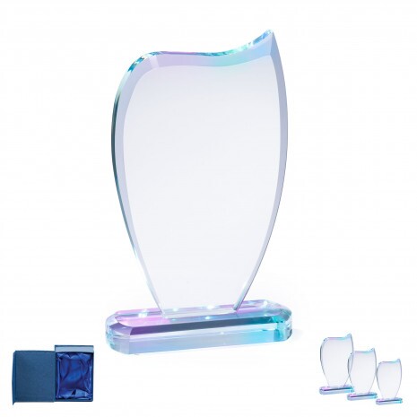 Elza premiu din cristal gravabil în cutie de cadou