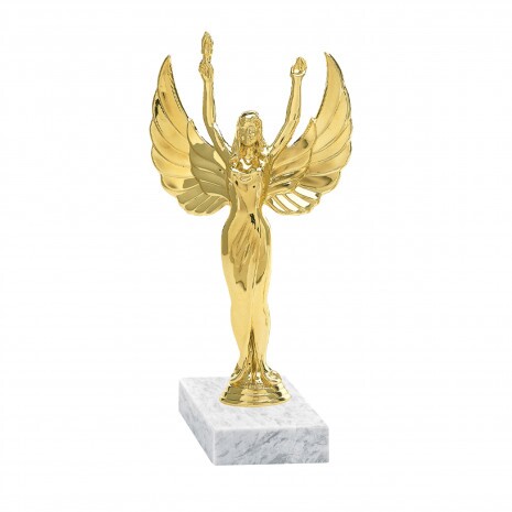 Victorioasă (Victoria Mare) figurină de aur cu bază