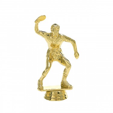 Jucător de tenis de masă figură aurie