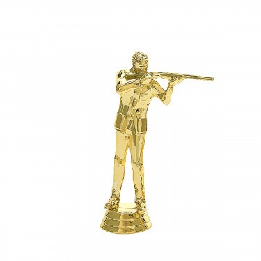 Vânător figură aurie