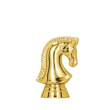 Șah (cap de cal) figură aurie