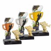 Cupa de pescuit premiu acrilic cu figurină