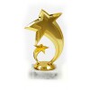 Stea figurină de aur cu bază