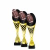 Minge de fotbal american pe un trofeu negru/auriu A